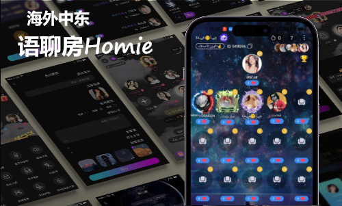 海外社交语聊房Homie研发案例